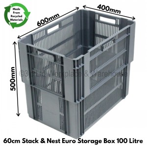 Standard Euro Box 60cm Fully Vented 99 Litre